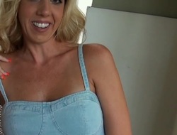 Seductive and alluring mother I'd like to fuck acts nastily during fucking scene